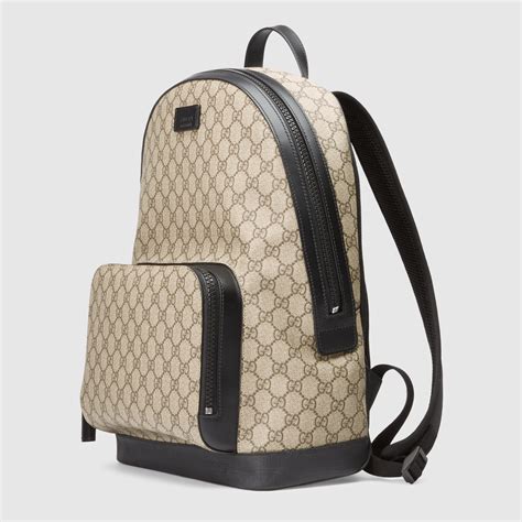 gucci gg supreme sling backpack|gucci supreme canvas backpack.